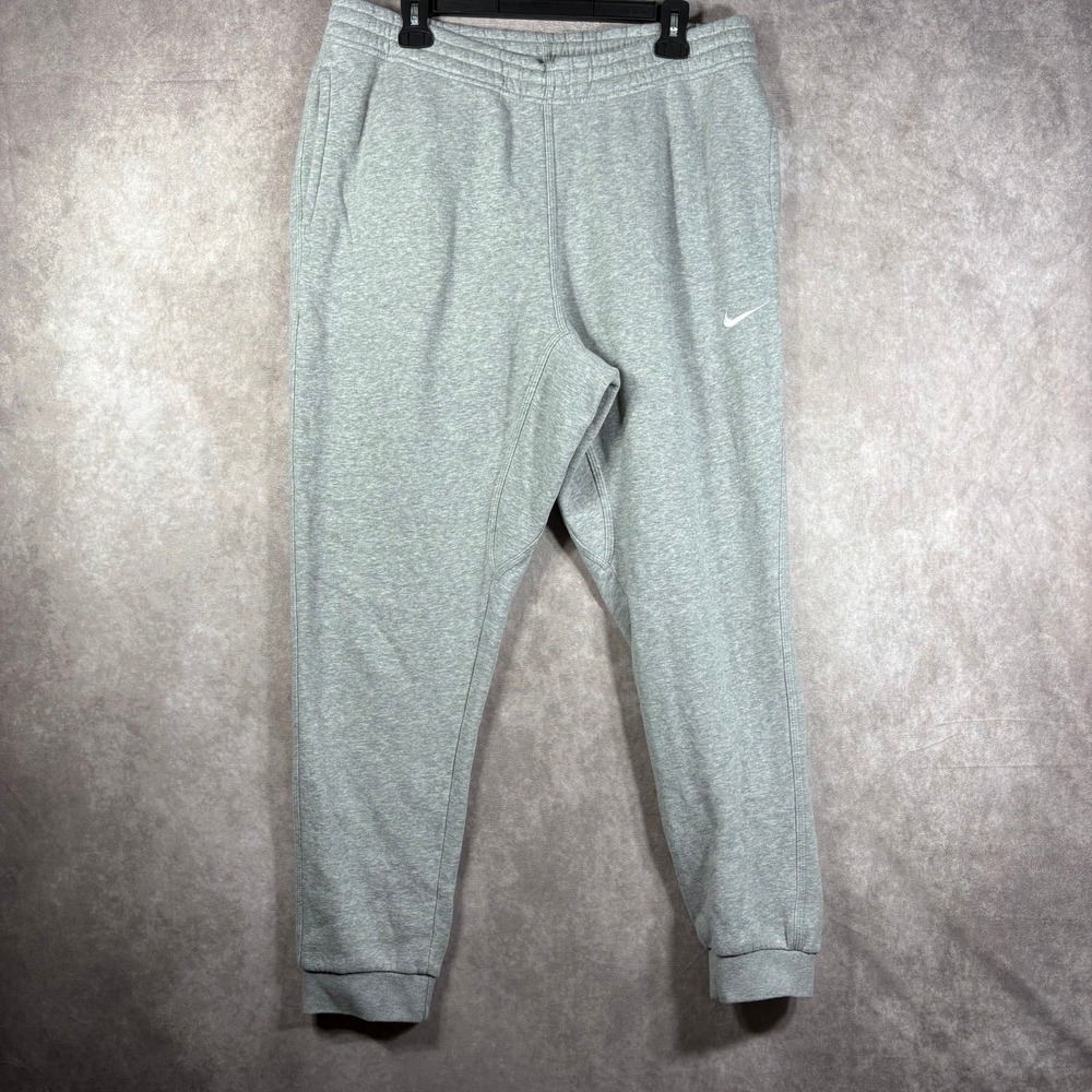 Nike Sportswear Jogger Pants Mens XL Gray Fleece Athleisure Outdoor Sweatpants
